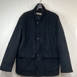 London Fog Black Quilted Men’s Barn Jacket L